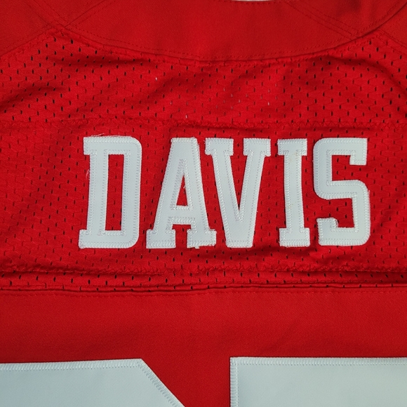Nike San Francisco 49ers Vernon Davis Nike Stitched Authentic Jersey Size 52 - Picture 6 of 8